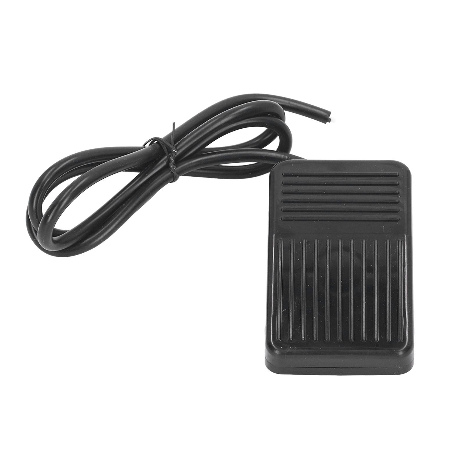 

Foot Switch with Cable Normally Closed Silver Contact Electric Pedal Switch for Machinery Equipment