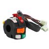 22mm Handlebar Switch High Low Beam Light Turn Signal Ignition Waterproof Control Button