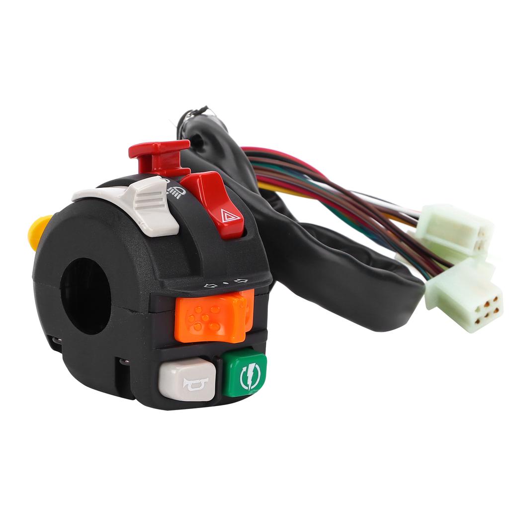 22mm Handlebar Switch High Low Beam Light Turn Signal Ignition Waterproof Control Button