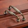 Drawer Pulls Zinc Alloy Dressers Knob Cupboard Handle Vintage Furniture Handle Simple Bedside Cabinet pull Enduring