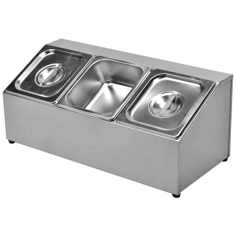 Edelstahl 3-Fach Gewürzorganisator