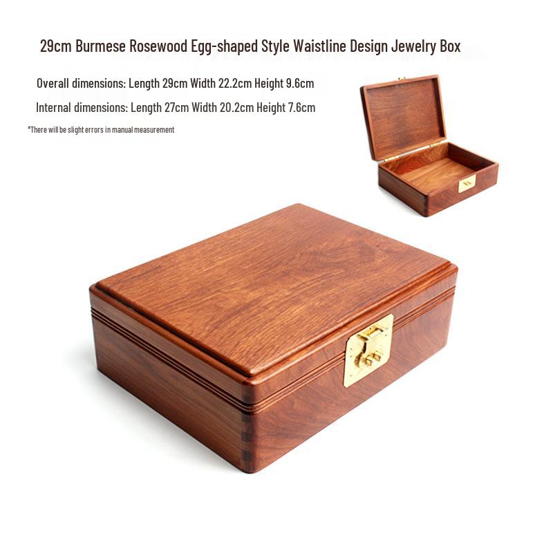Burmese Rosewood Jewelry Box: Solid Wood Accessory Storage In Various Styles - Chinese Style Wedding Collection