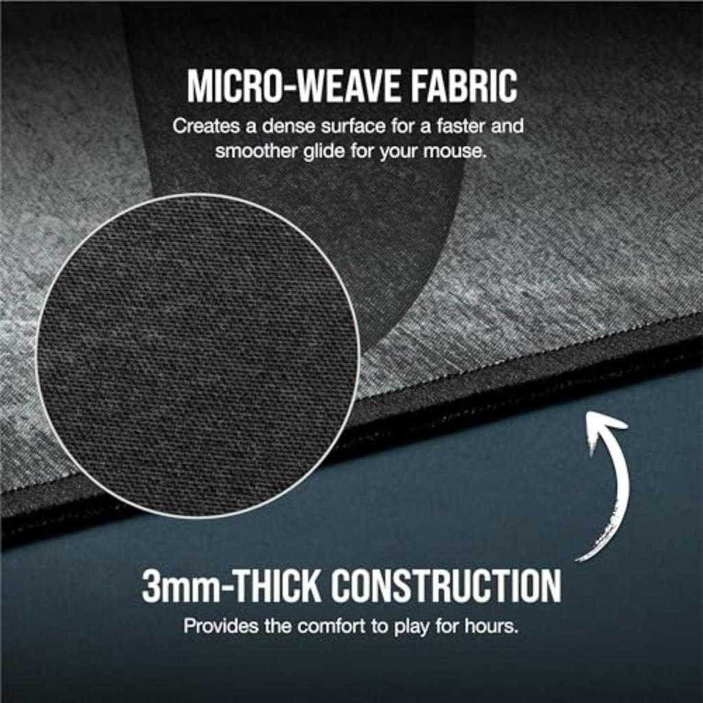 Corsair MM300 PRO –Extended- Splash-proof and Stain-resistant Gaming Mouse Pad CH-9413641-WW MS470