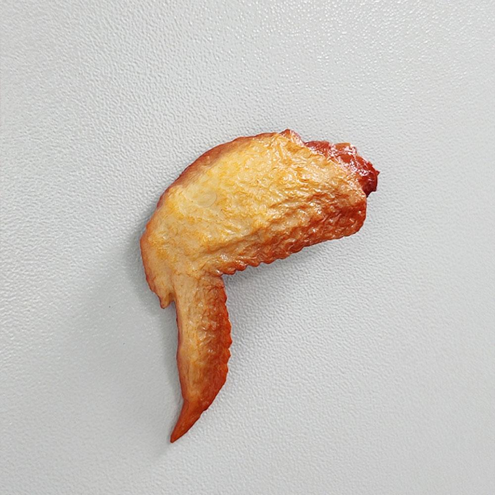 Three-Dimensional Design Simulation Food Chicken Legs And Wings Personality Home Decor Fridge Magnet Refrigerator Decoration
