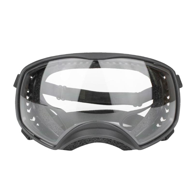 

Dog Sunglasses Dog Goggles for Heavy Snow Region with Adjustable Strap Anti-UV Easy Wear for Travelling Clear Goggles 1 чорний