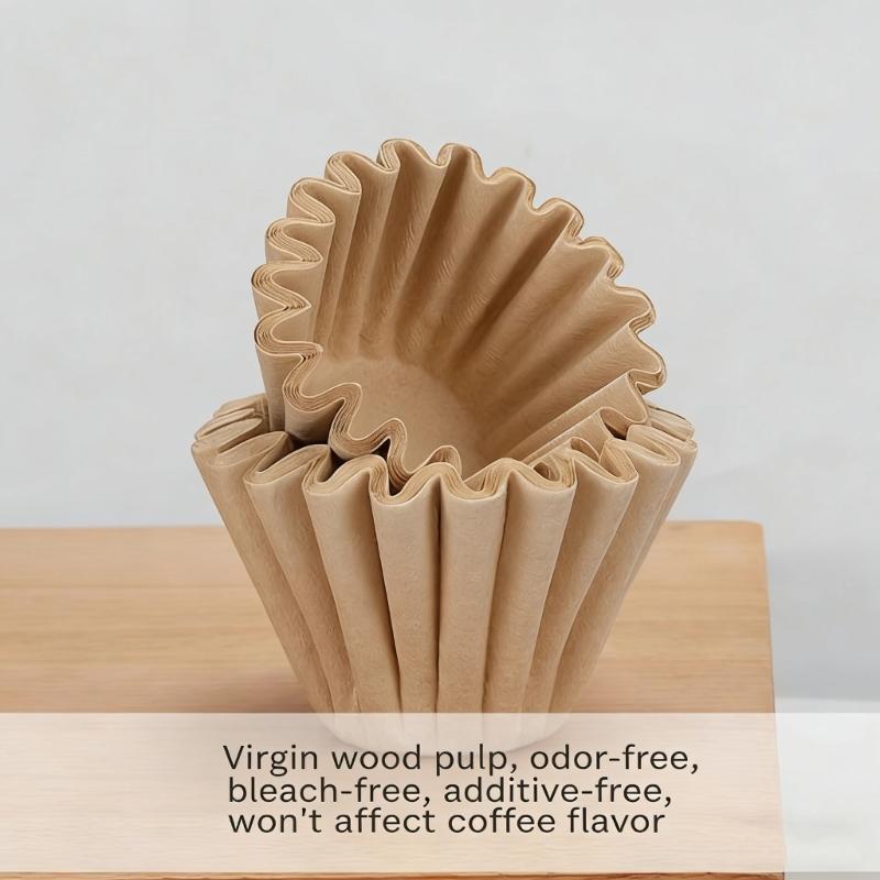Pack Of 100 Pouring Over Coffee Filter Paper for Coffee Dripper Unbleached Filter Sheets For Home Brewing