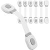 Baby Safety Door Block 6 Pieces, Drawer Blocks Cupboard Latches And Fridge Safety Child Closet Baby Protection Home