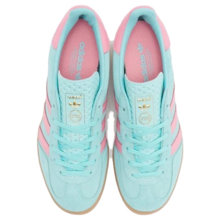 Adidas Originals Gazelle Comfortable Breathable Low-Top Sneakers Women Sneakers Blue IH0690