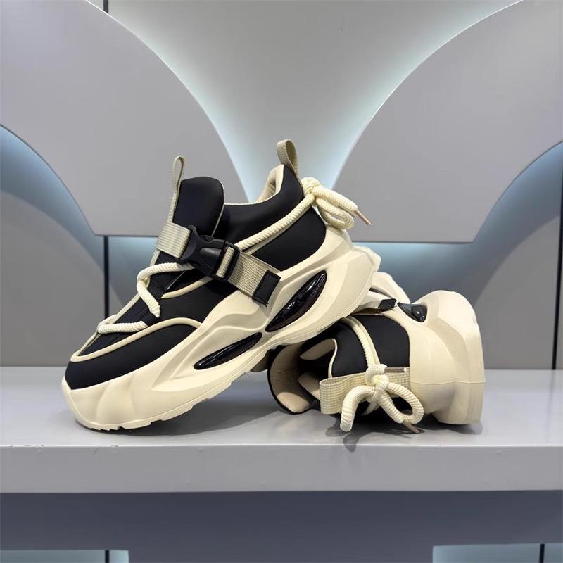 Mode 2025 Nya Trendiga Herrsneakers Trendiga Mjukbottnade Bekväma Fritidsskor Tjockbottnade Andningsaktiva Löparskor