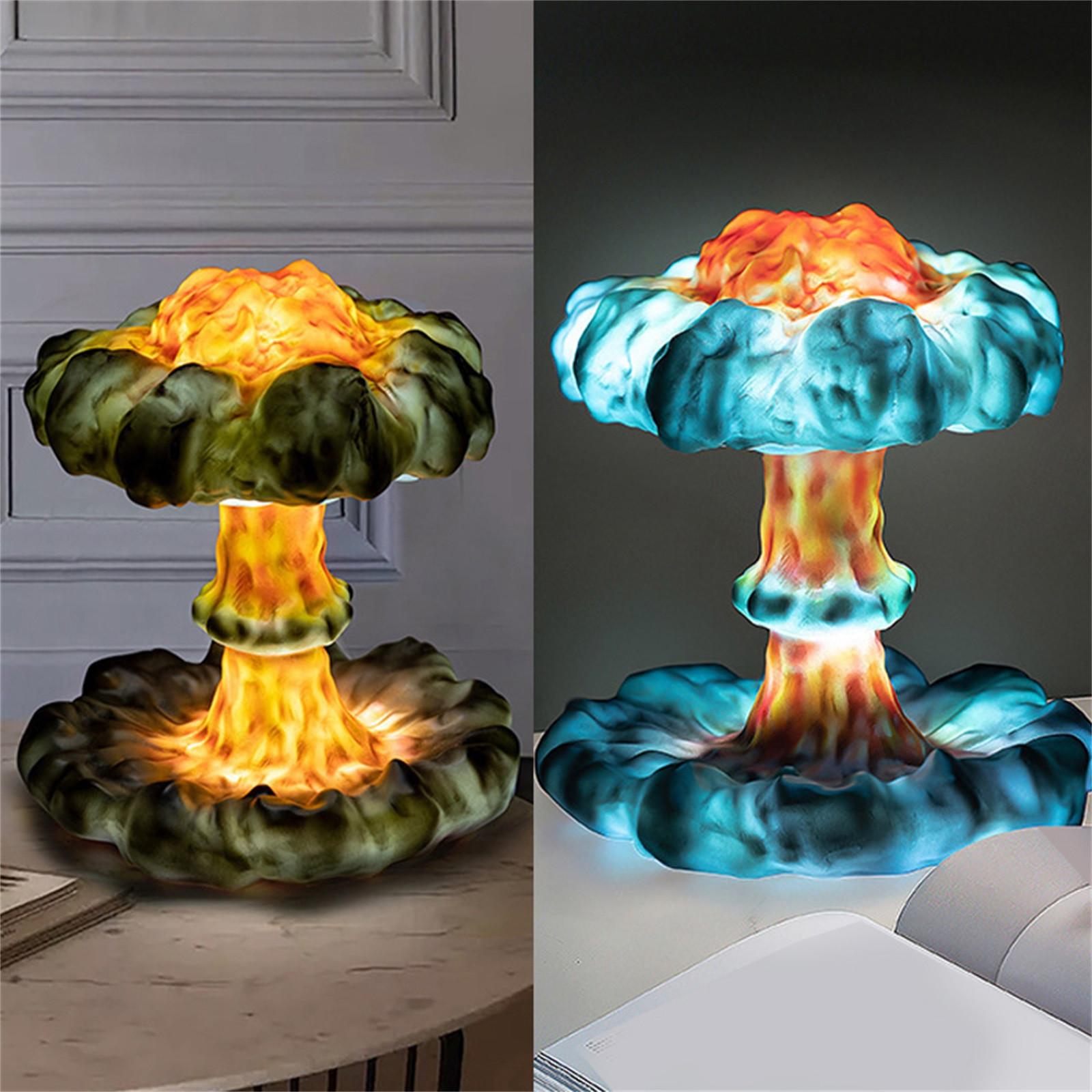 

3D Mush Cloud Взрывная лампа Вулканическая декоративная лампа Светодиодная лампа в стиле арт-деко