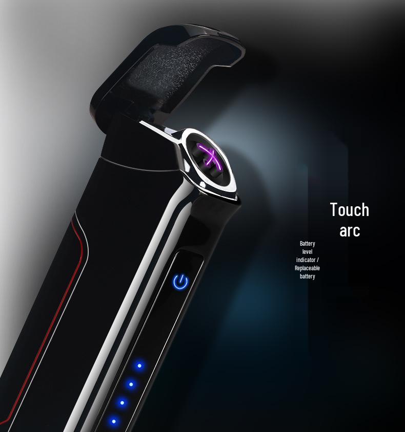 Mercedes Electronic Lighter with USB Power Display and Large Capacity Battery