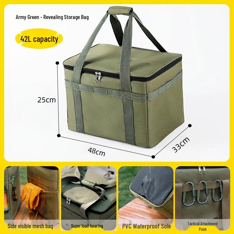 Large Outdoor Folding Storage Box for Picnic and Camping Gear