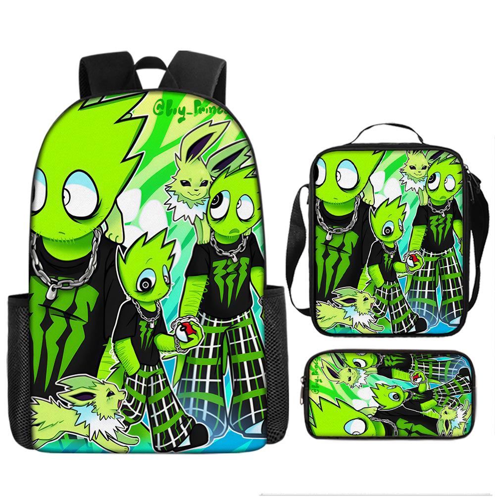 Sprunki Rhythm Box Backpack Primary School Third and Fourth Grades Lightweight Student School Bag