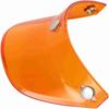 Motorradhelm Visier mit 3 Druckknöpfen, Flip-Up-Stil, Offene Gesichtsmaske, Für 3/4 Helme