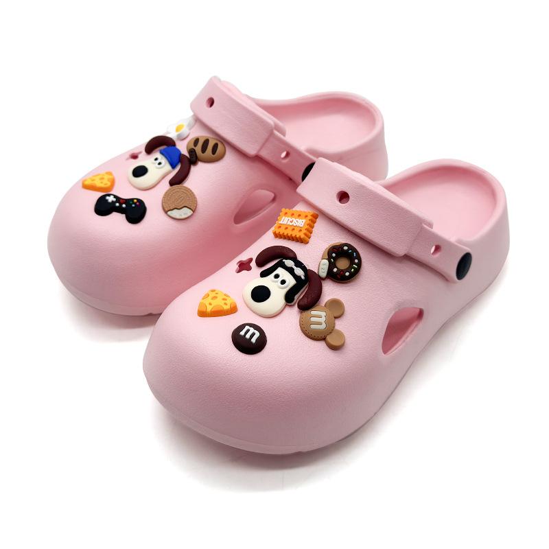 Fashion Women Summer Platform Slippers Indoor Home Floor Shoes Cute DIY Dog Fashion Clogs Girls Beach Slides Slip-on Street Sandals