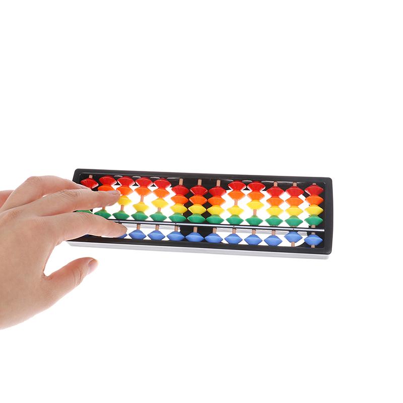 Tragbarer 13/15/17 Spalten Abakus Arithmetik Soroban Schulmathematik Lernwerkzeug