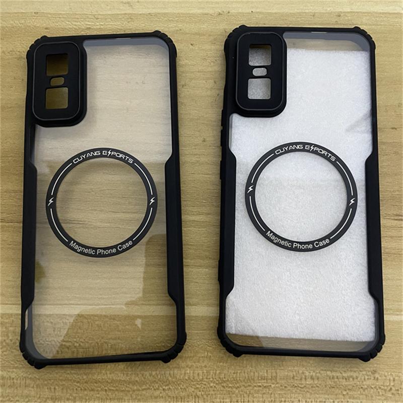 Case For Infinix GT 30 Pro Case Magnetic For MagSafe Clear Cover For Infinix GT30 Pro 5G Acrylic Protect Shell Shockproof Bumper