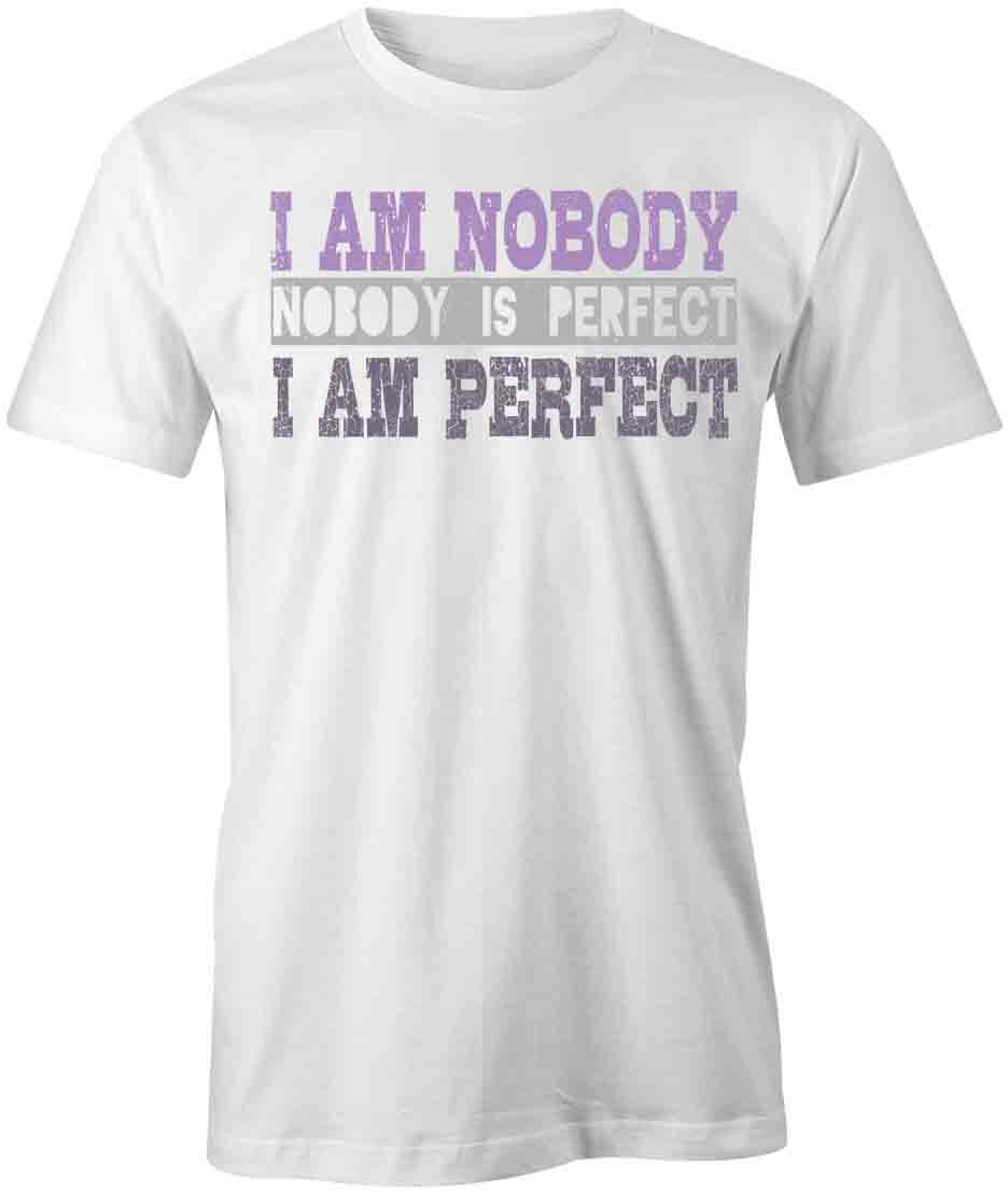 I AM PERFECT TShirt Tee Short-Sleeved Cotton WHOLESOME BELIEVE S1WCA993 M