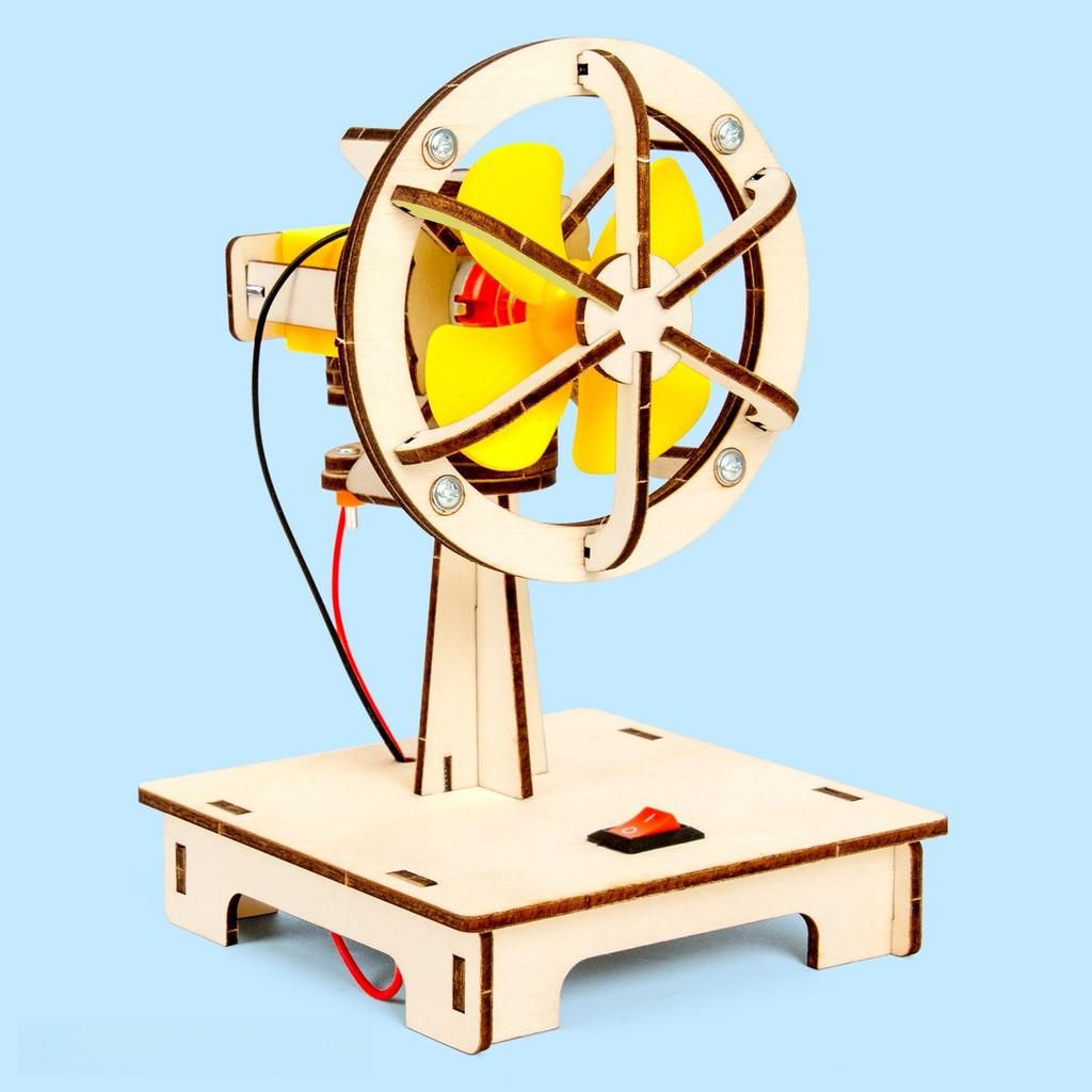 Science Experiment Diy Fan Kit For Students With Electric Motor And Handson Learning
