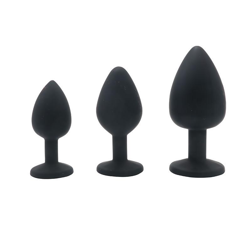 Soft Rubber Silicone Butt Plug Back Court Sex Toys Sex Tools Chrysanthemum Masturbation Long-Term Outing Wear Adult Toys Female