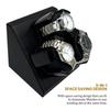 Black Bi-directional Rotation Carbon Fiber Watch Storage Display Automatic Watch Winder