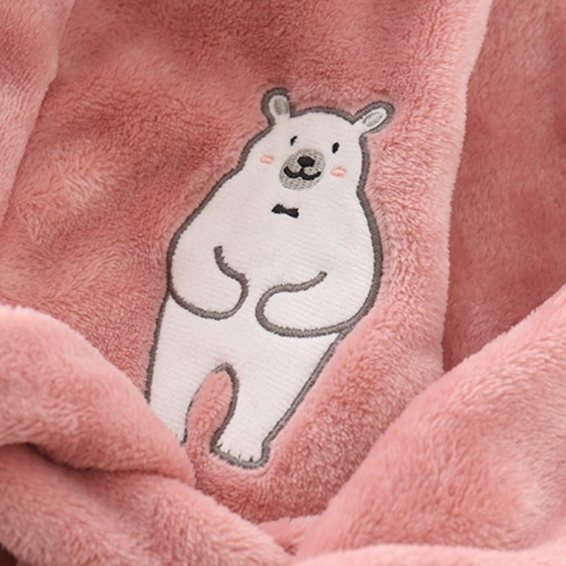 Pigiama In Flanella 2 Pezzi Per Donna - Caldo E Morbido Per L'Inverno, Vestiti Da Notte In Pile A Quadri