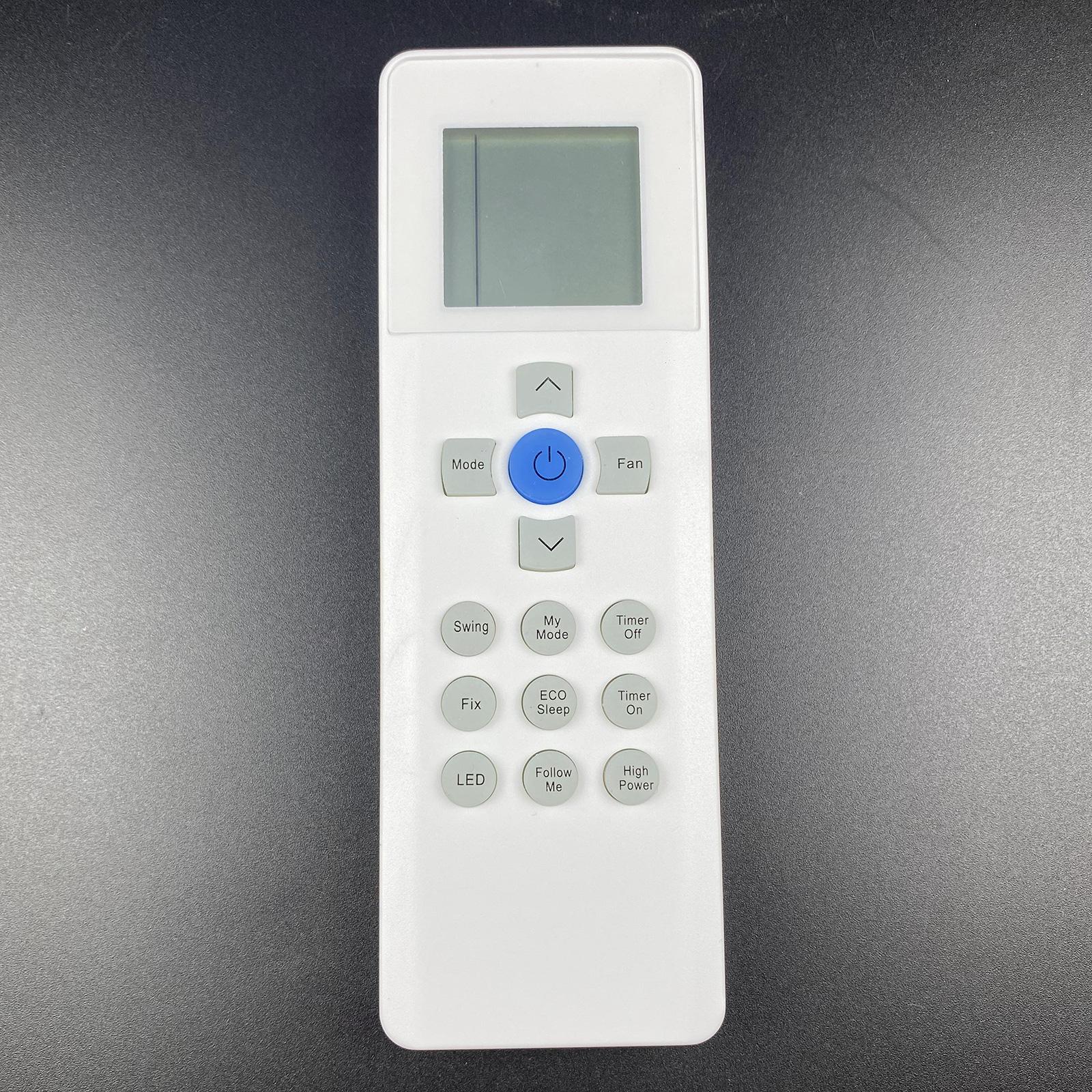 ABS Construction Remote Control with Backlit Keypad for RG67N BGEF Air Conditioner Nighttime Entertainment Control 1
