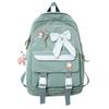 Spring New Ins Style Soft Girl Cute Girl Backpack College Students' Lightweight Checked Backpack