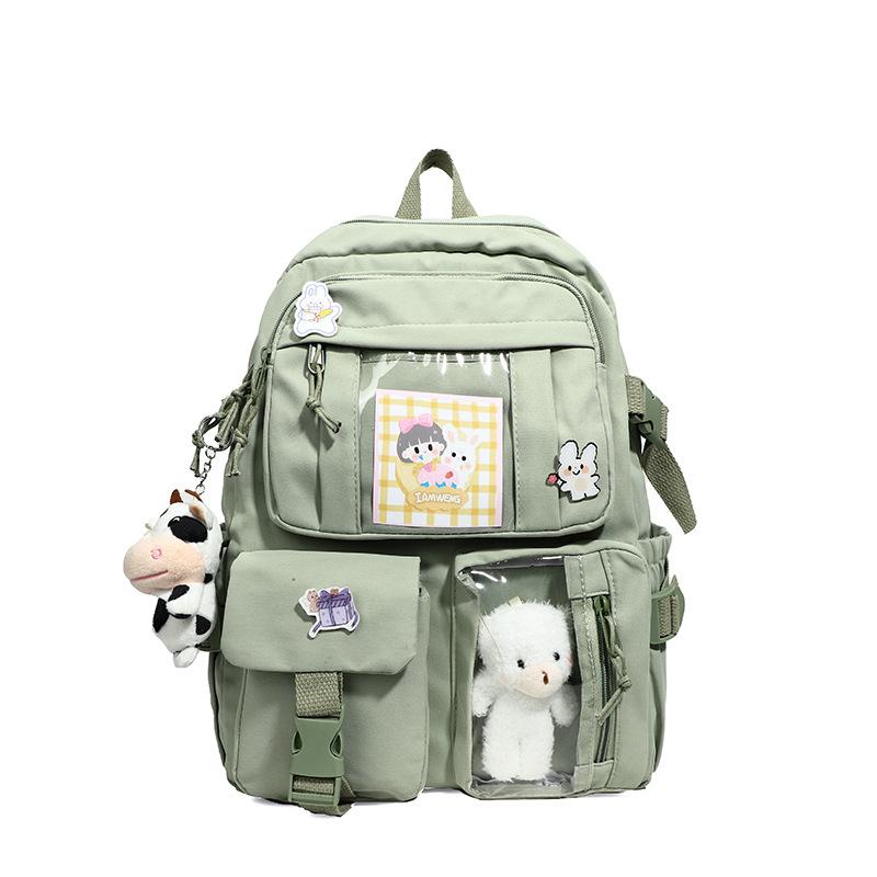 Cute Cartoon Girl Backpack, Girls' High-end Schoolbag, Instagram High Appearance Level Backpack, Lightweight Student Schoolbag
