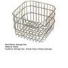 Storage Box Solid Hollow-out Large Capacity Container Space-Saving Household Items Organizer for Household