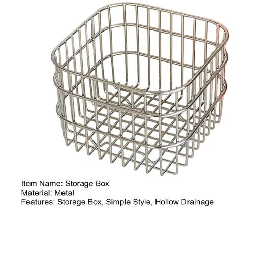 Storage Box Solid Hollow-out Large Capacity Container Space-Saving Household Items Organizer for Household