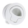 Plastic Flush Pull Hatch Latch Slam Latch for RV Marine Boat RV White