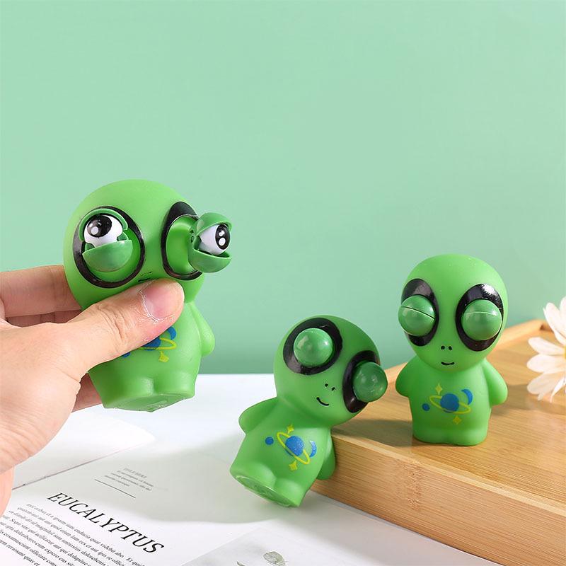 Cartoon Alien Squeeze Toy for Stress Relief