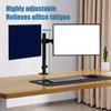 Dual Monitor Desk Mount with Articulating Arm VESA 75x75 To 100x100 Cable Management Adjustable Rotating 13-27 Inches Display Screen Stand