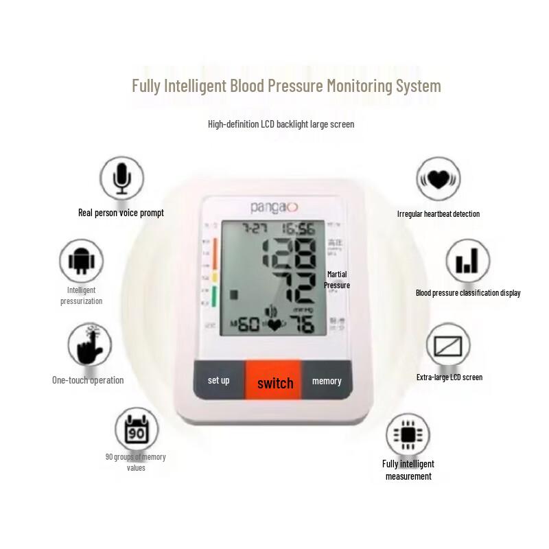 Pangao Automatic Blood Pressure Monitor