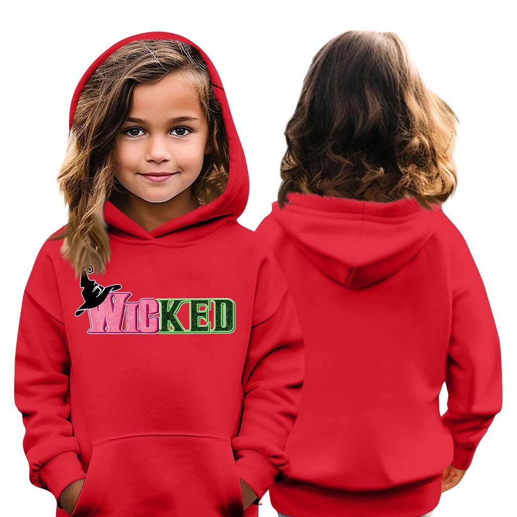 Kinder Hoodie Jungen und Mädchen Mode bedruckt Langarm Kapuzentasche Hoodie