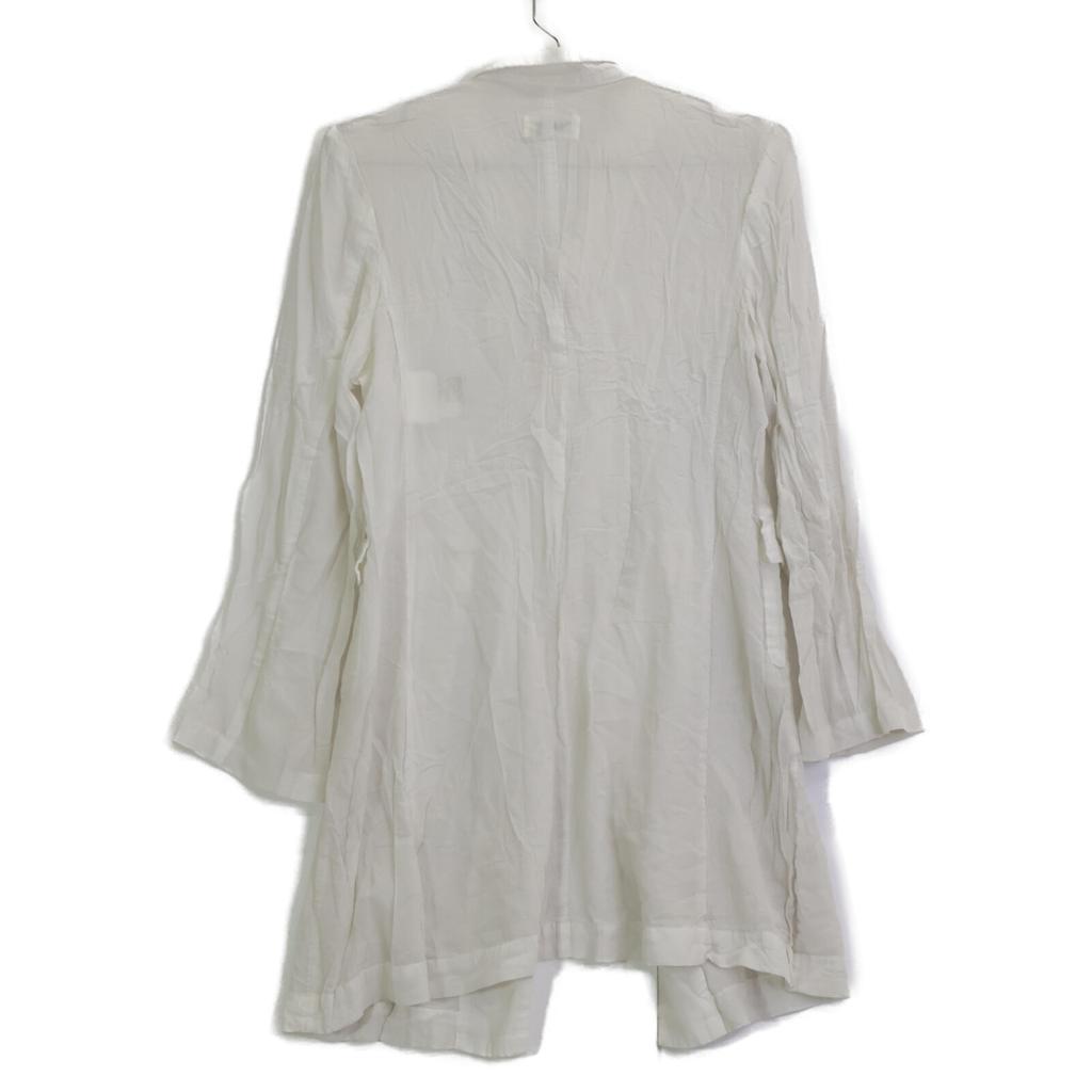 COMMEdesGARCONS White RJ-10008M 100% Polyester Shirt Tops M whiteUsed