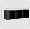 Shelf Bookcase Organizer Container Stand for Vinyl Records Binders Cubo 3