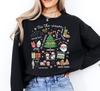 Retro Christmas Sweatshirt, Trendy Tis The Season Santa Sweatshirt