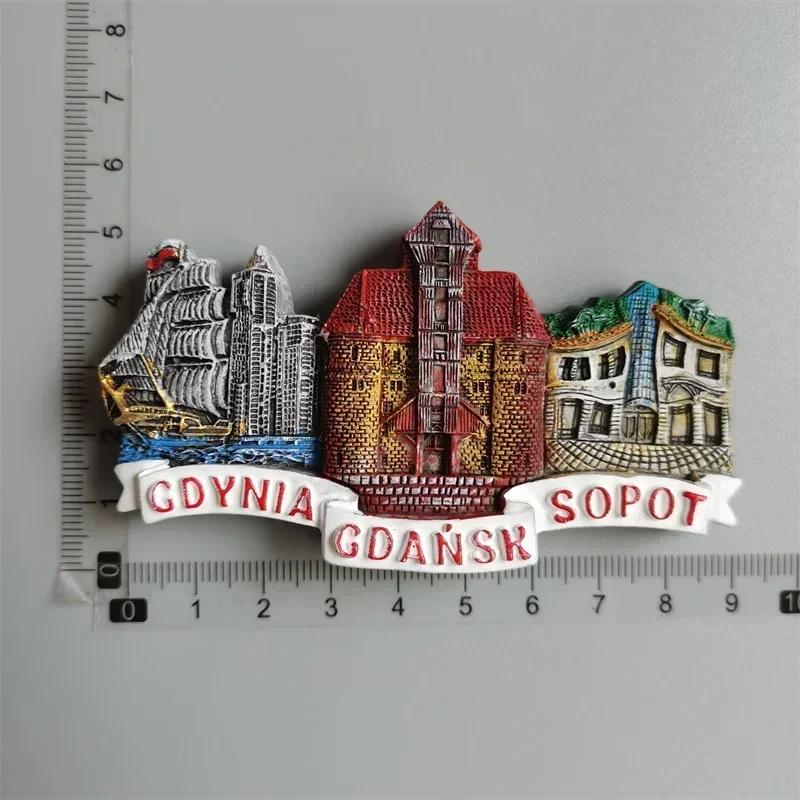 Poland Wavel Castle KRAKOW Ψυγείο Μαγνήτες Wroclaw Castle Τουριστικά αναμνηστικά Μαγνητικό αυτοκόλλητο Διακόσμηση σπιτιού Polska Gifts Idea