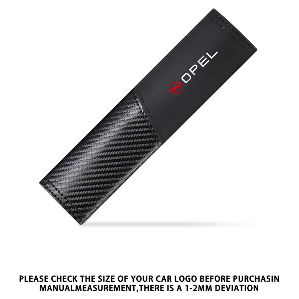 1/2pc Car Seat Belt Shoulder Cover Breathable Protection Pad For Opel OPC Astra J H G K Insignia Corsa D B E Mokka Car Valve Cap