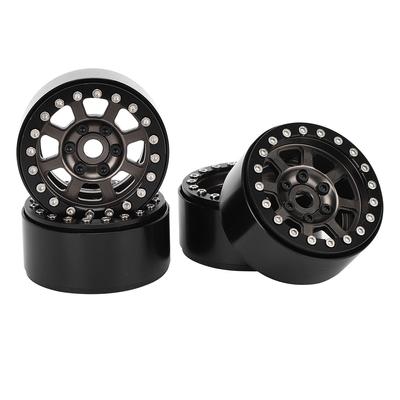 4pcs   Set Wheel Rim Metal Upgrade Accessory Fit for RGT 86100 1 10 RC CarTitanium R86083T