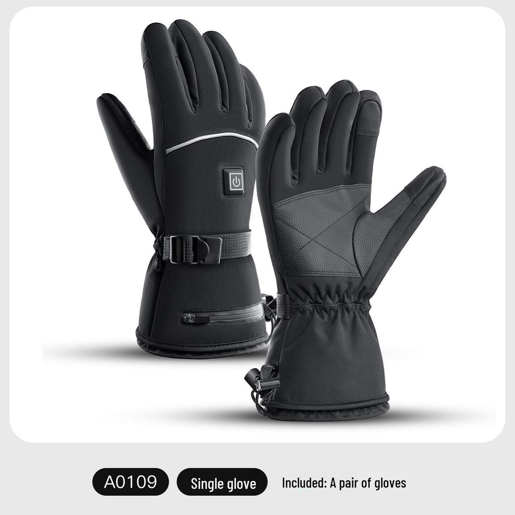 Winter Smart Beheizbare Handschuhe—Elektrische Temperaturkontrollierte Kältefeste Handschuhe für Männer & Frauen, Ideal für Bergsteigen & Motorradfahren