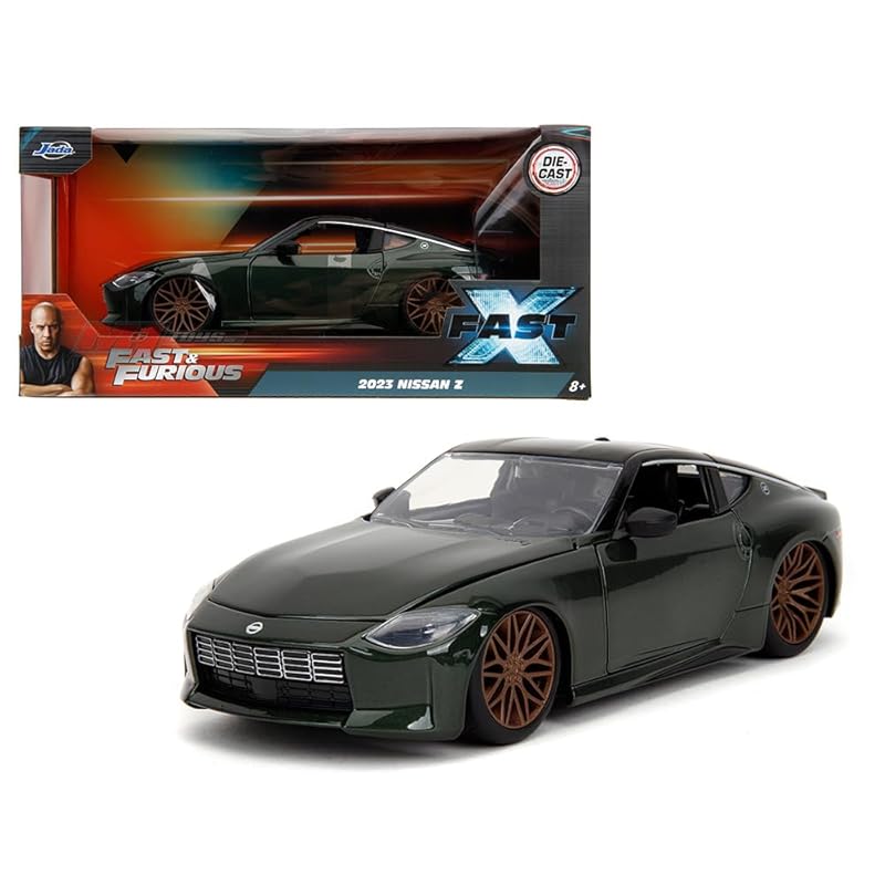

JADA TOYS 1/24 форсаж nissan Z 2023 зеленый F&F X Nissan мини-автомобиль 34791 [продукт]
