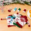 Knitted Bottle Cover Christmas Snowman Designs Champagne Decoration Practical Protective Sleeve For Wine And Gifts