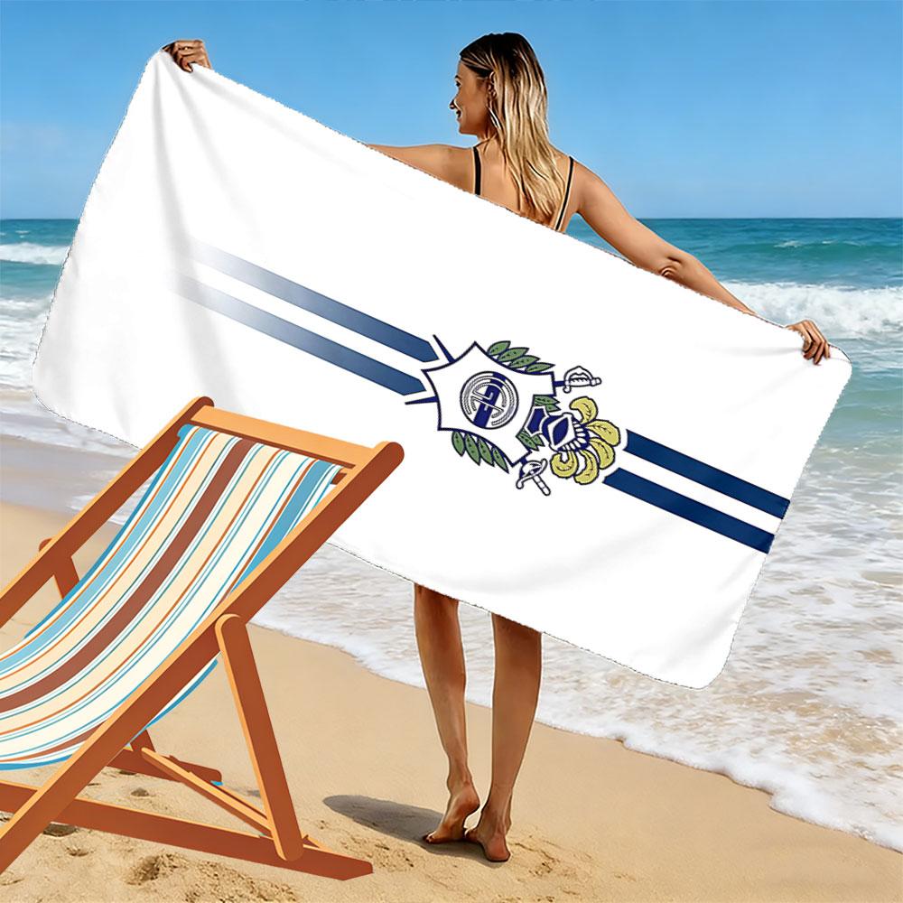 Knight Crest Beach Towel Design Beach Towel Quick-drying for Travel Outdoor Sports Jogging Beach and Swimming