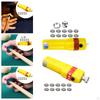 Electric Billiards Cue Kit Burnisher with 10 Sanding Discs Accessories 6.3x1.8x1.6inch