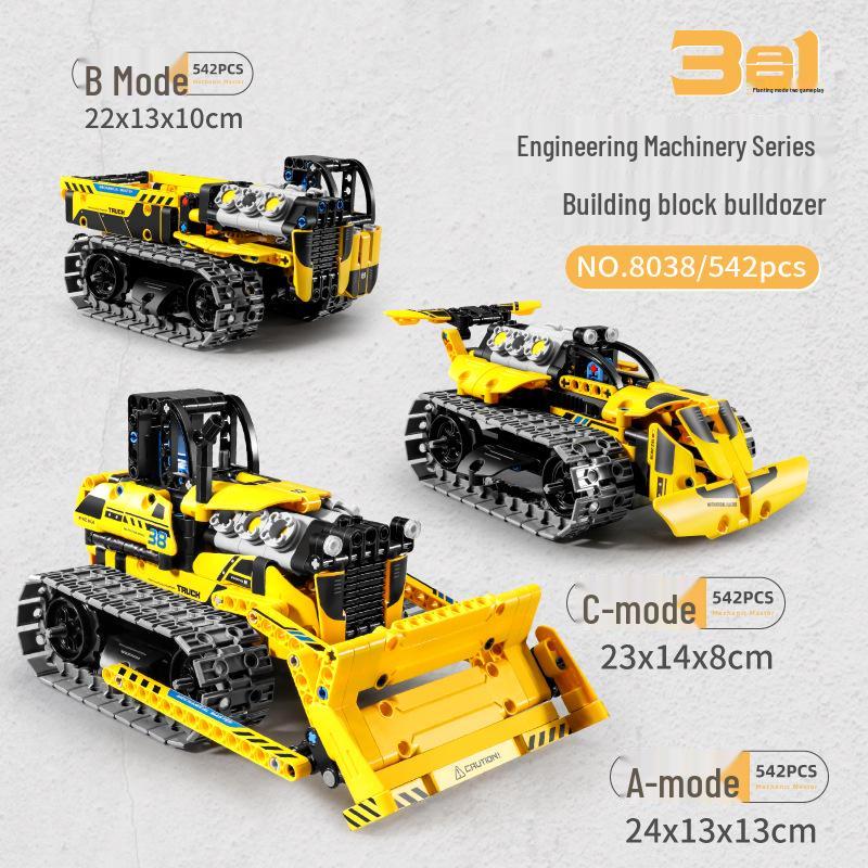 Fünf-in-Eins Programmierbarer Wall-E Roboter: Montagebausteine, Elektrische Wissenschaftliche Bildung, Fernbedienung, Kompatibel mit Lego