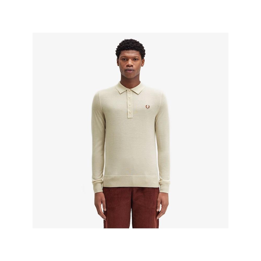 

Fred Perry [headquarters Genuine] Fred Perry [sharp] Рубашка из тонкой вязки с длинным рукавом 691 Afpm2438534 691 qzgAfpm2438534 691 M