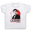 GEORGE LAZENBY THE BEST BOND SECRET AGENT DOUBLE O 00 KIDS CHILDS T-shirt